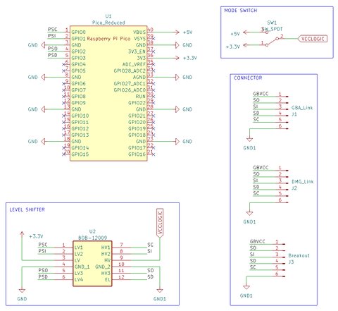 Pico link board schematic
